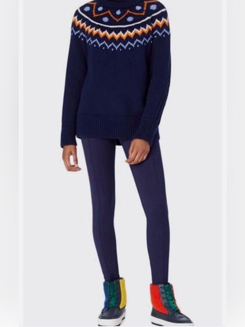 Tory Sport Performance Merino Fair Isle
Sweater, size S